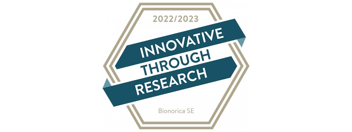 Bionorica receives "Innovative through Research" seal 2022/23 