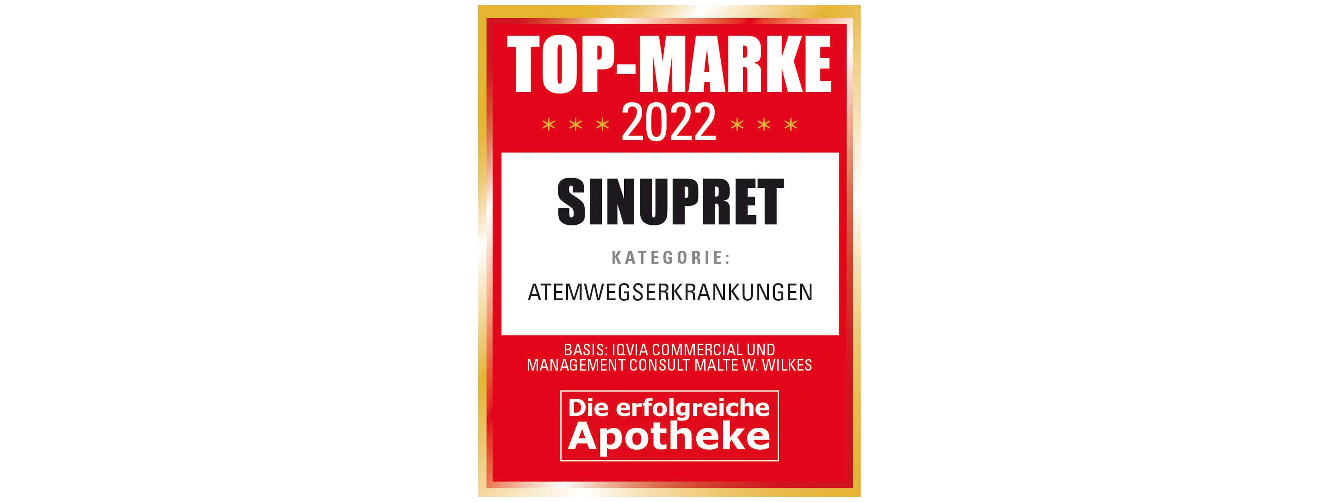 TOP-Marke 2022 Sinupret